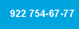 922 754-67-77